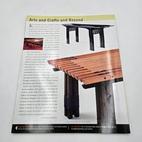 Tauton’s Fine Woodworking Magazine Lot February April June August October Decemb - Picture 5 of 14